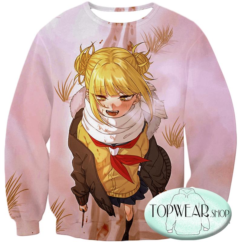 My Hero Academia Hoodies -  Crazy Cute Dangerous Villain Himiko Toga Pullover Hoodie