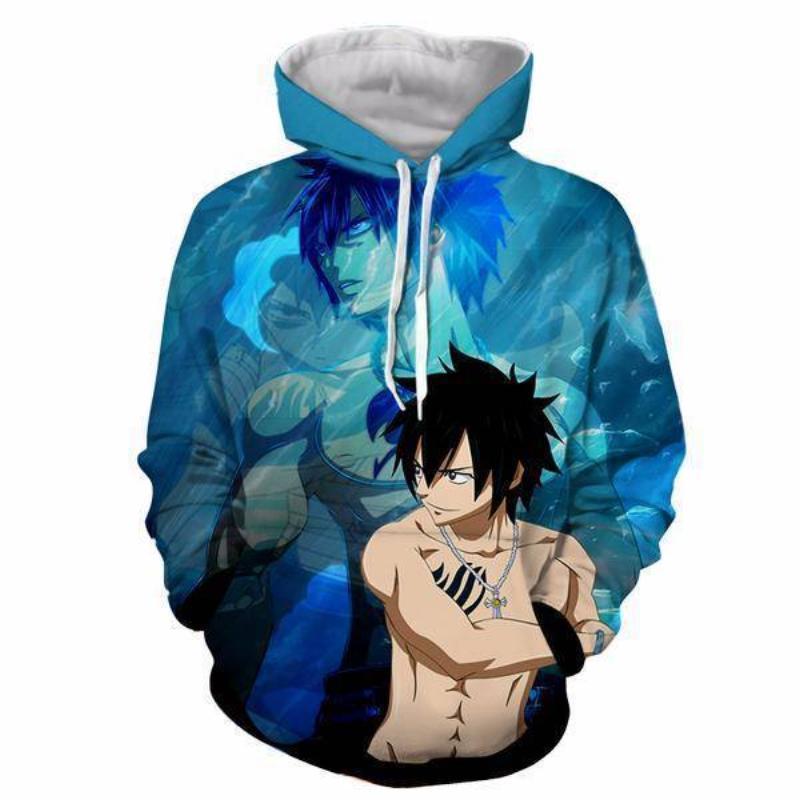 Fairy Tail Natsu Animated Shadow 3D Printed Hoodie