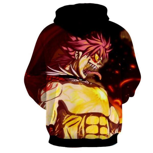 Natsu Son Of Dragon Fairy Tail 3d Printed Hoodie