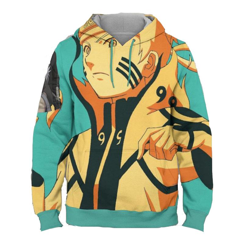 Naruto Anime Sweatshirts 3D Printed Hip Hop Hoodie