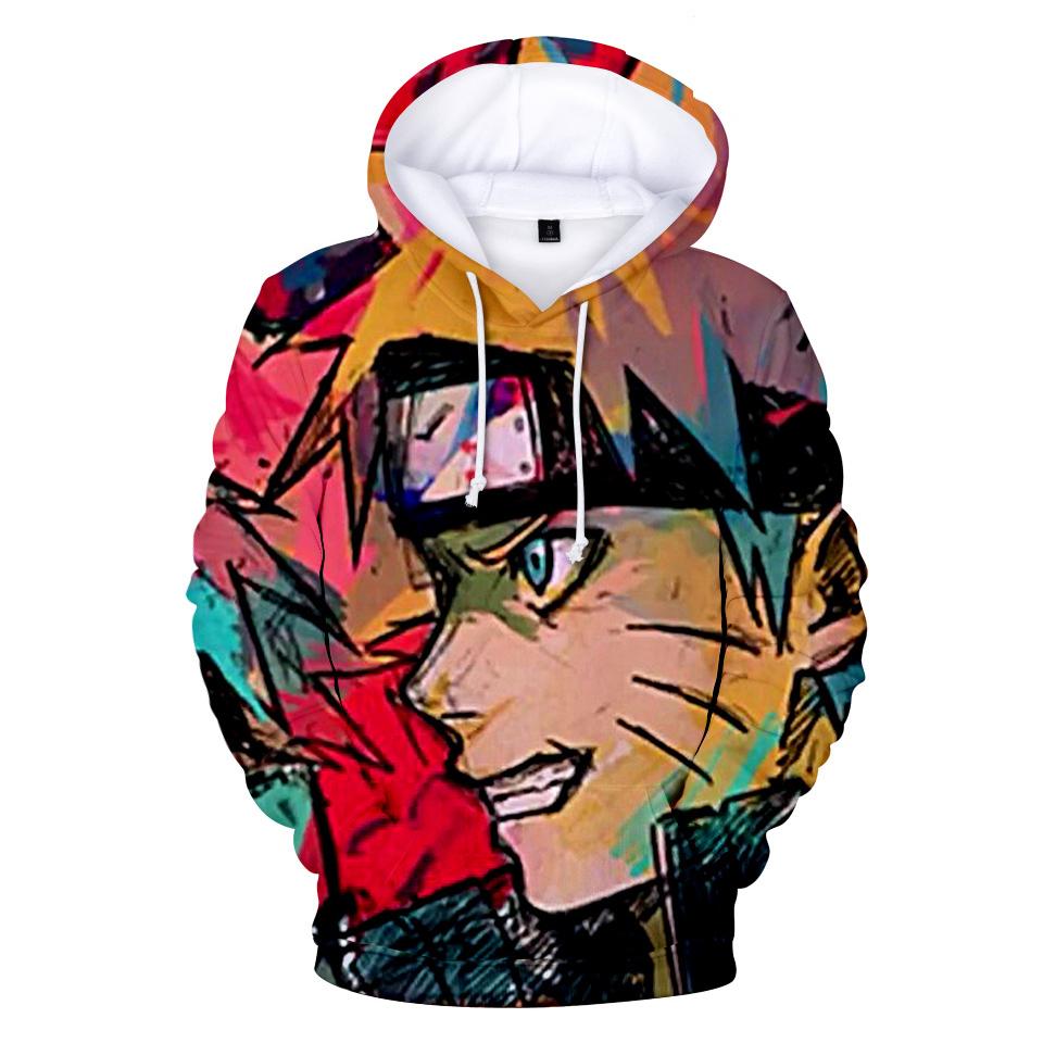 Naruto Hoodies - Naruto Anime Series Naruto Cartoon Style Icon Hoodie