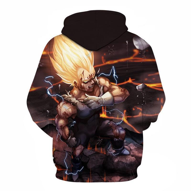 Dragon Ball Super Saiyan Vegeta 3D Hoodie