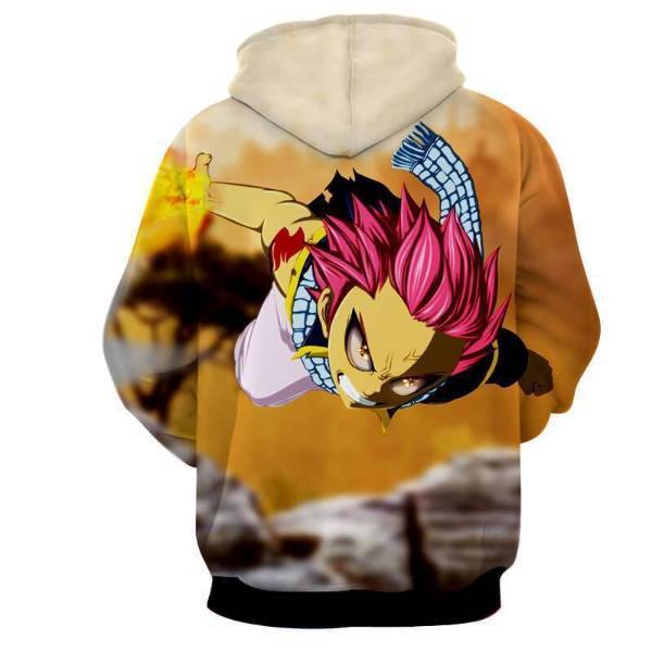 Fairy Tail Natsu Dragneel Dragon Force Mode 3D Printed Hoodies