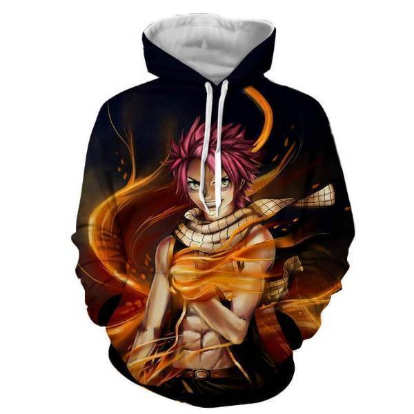 Natsu Dragneel Dragon Mode Fairy Tail 3D Hoodies