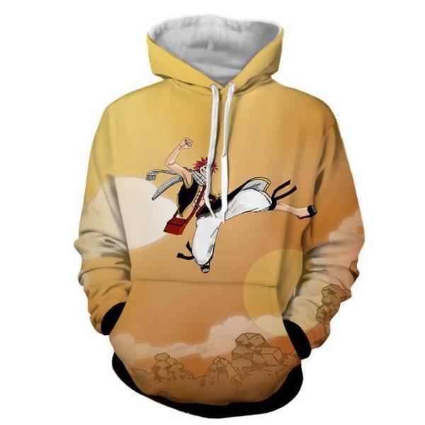 Fairy Tail Natsu Dragneel Jumping 3D Printed Hoodie