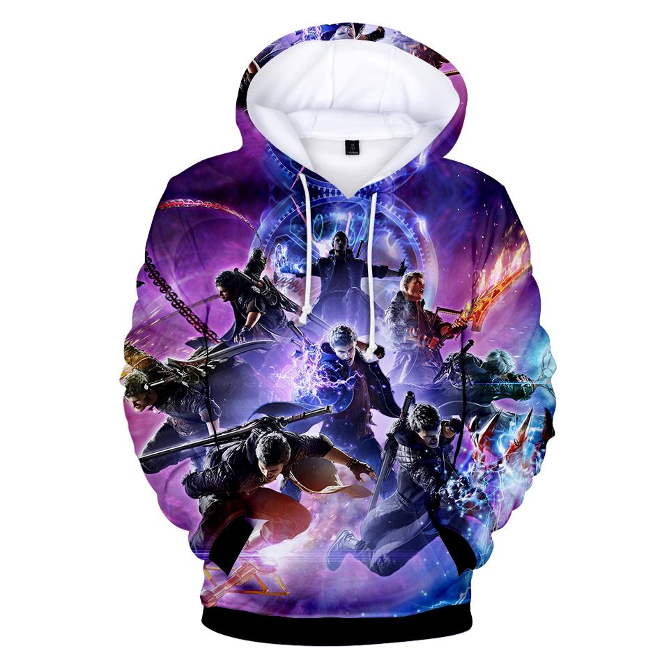 Devil May Cry Hoodies - Pullover 3D Printed Fighting Hoodie