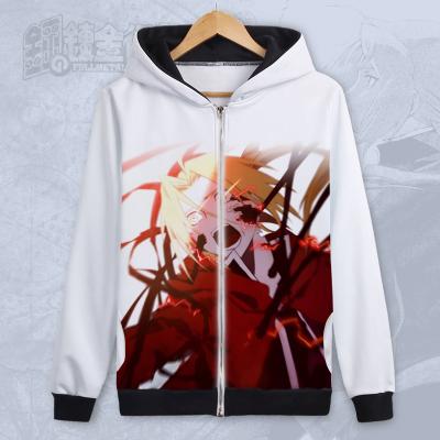 Fullmetal Alchemist Hoodies - Zip Up Anime Cosplay  New  Hoodie Coat