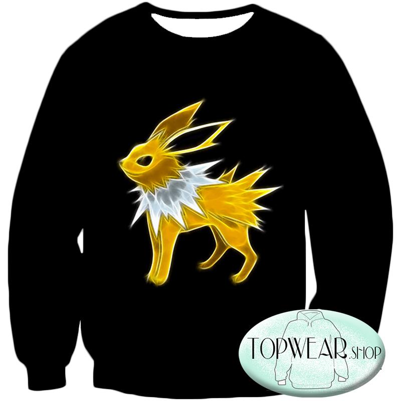Pokemon Hoodies - Eevee Thunder Type Evolution Jolteon Hoodie