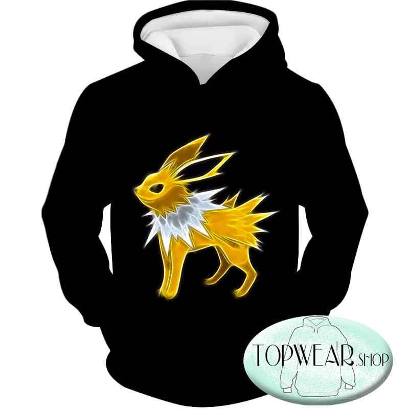 Pokemon Hoodies - Eevee Thunder Type Evolution Jolteon Hoodie