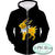 Pokemon Hoodies - Eevee Thunder Type Evolution Jolteon Zip Up Hoodie