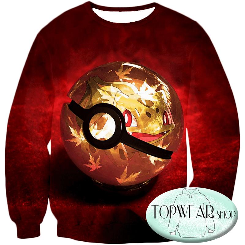 Pokemon Hoodies - Pokemon Bulbasaur Pokeball Hoodie