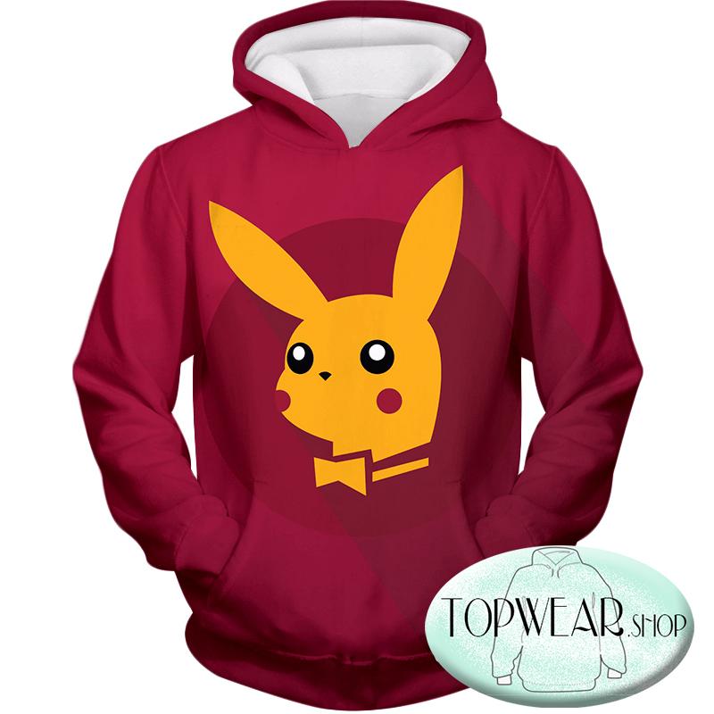 Pokemon Hoodies - Amazing Pokemon Pikachu Red 3D Hoodie