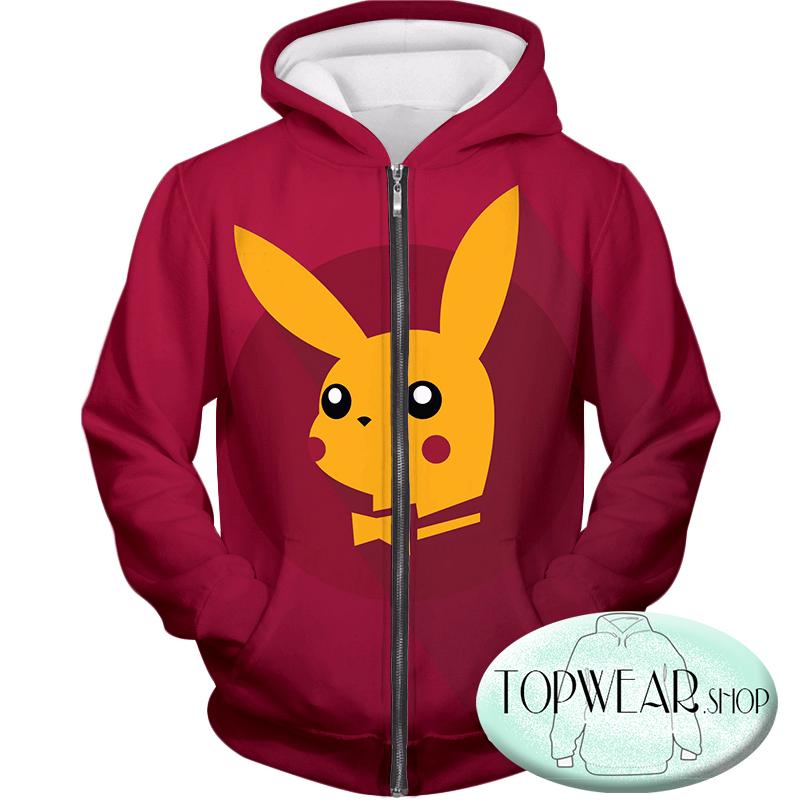Pokemon Sweatshirts - Amazing Pokemon Pikachu Red 3D Sweatshirt