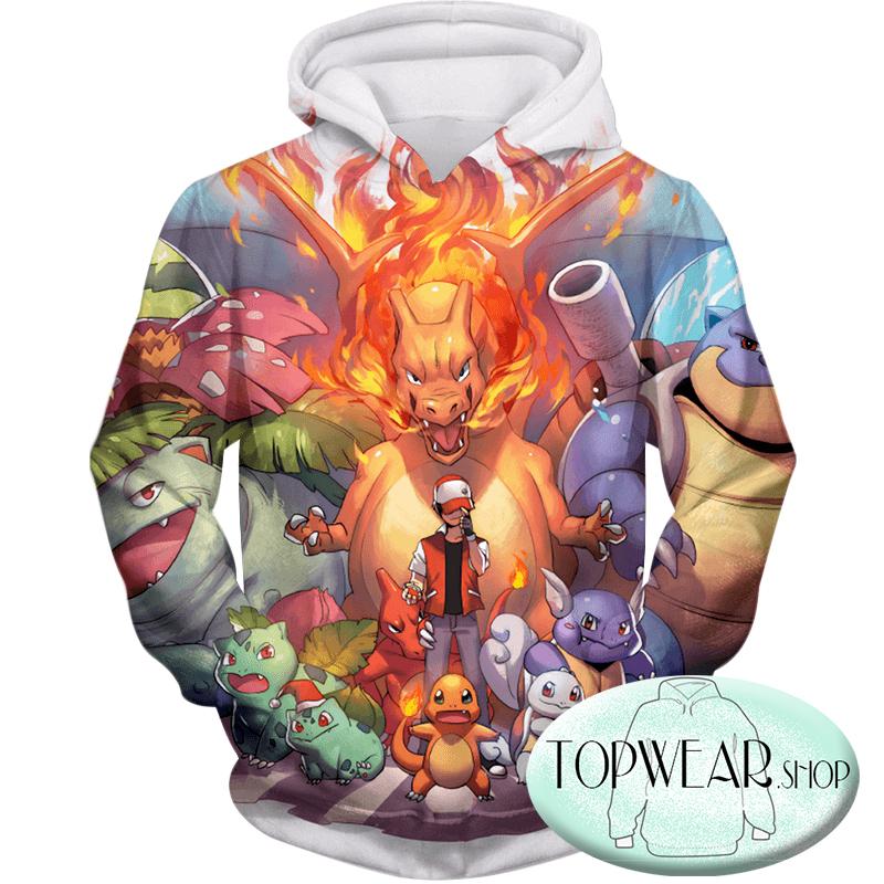 Pokemon Hoodies - First Generation Pokemons 3D Hoodie