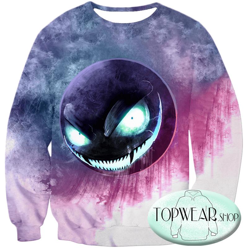 Pokemon Hoodies - Pokemon Ghastly Ultimate 3D Zip Up Hoodie