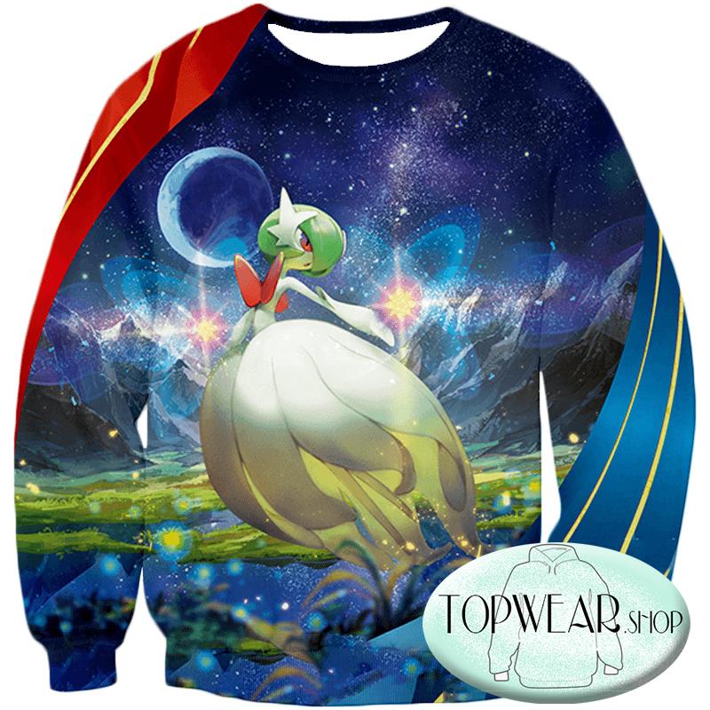 Pokemon Hoodies - Psychic Fairy Pokemon Mega Gardevoir Hoodie