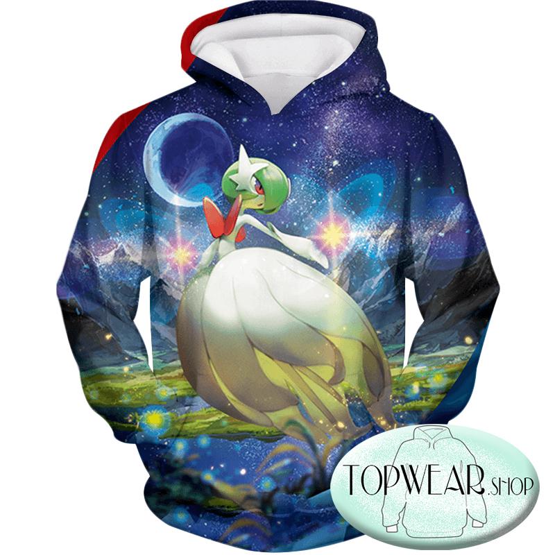 Pokemon Hoodies - Psychic Fairy Pokemon Mega Gardevoir Hoodie