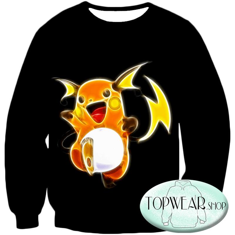 Pokemon Hoodies - Thunder Pokemon Raichu Hoodie
