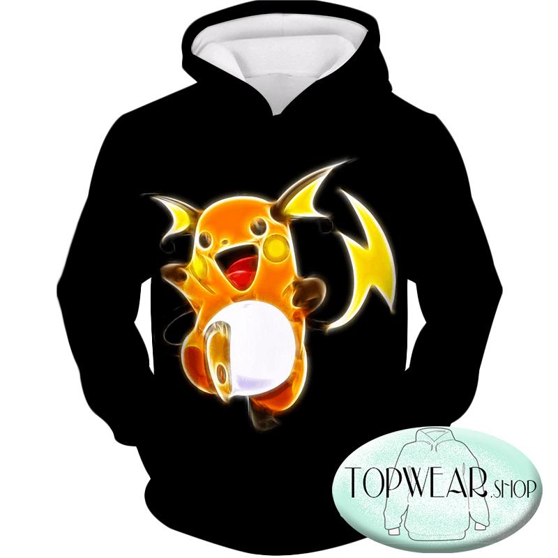 Pokemon Hoodies - Thunder Pokemon Raichu Hoodie