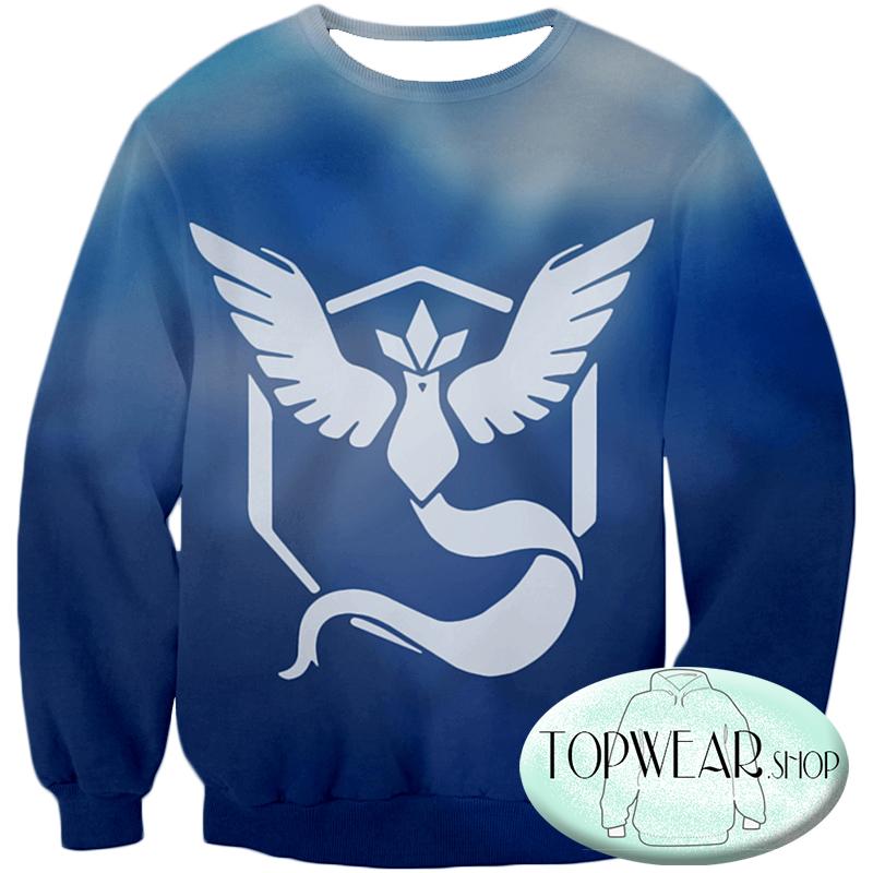 Pokemon Sweatshirts - Pokemon Articuno Symbol 3D Sweatshirt