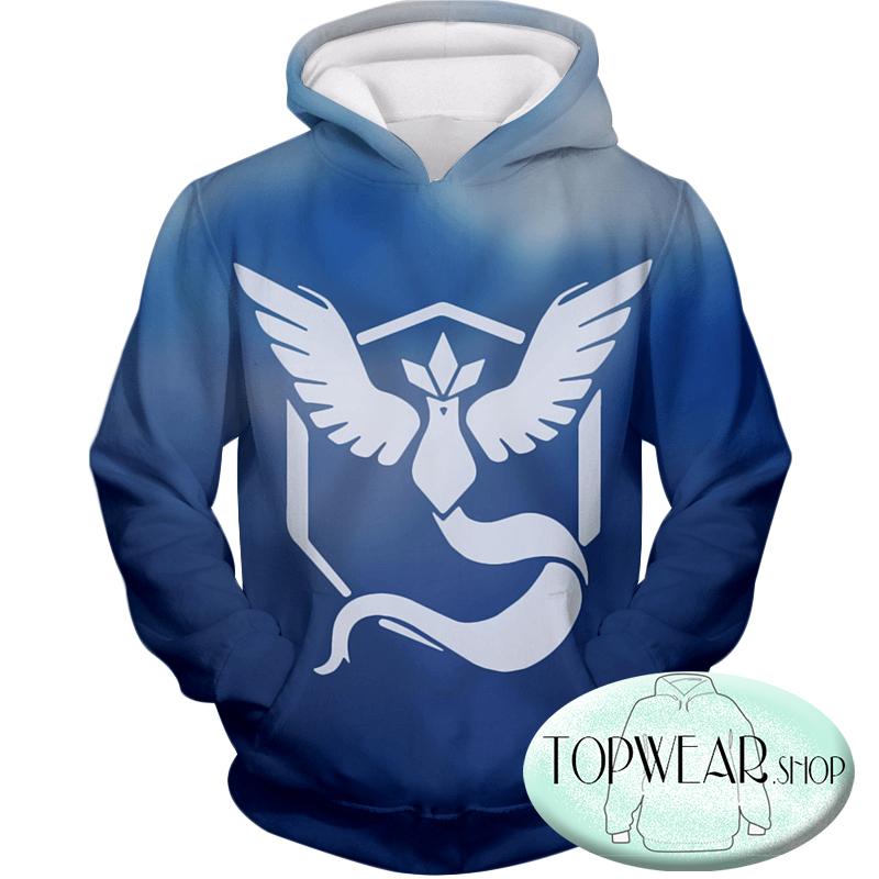 Pokemon Sweatshirts - Pokemon Articuno Symbol 3D Sweatshirt