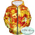 Pokemon Hoodies - Fire Type Pokemons Amazing 3D Zip Up Hoodie