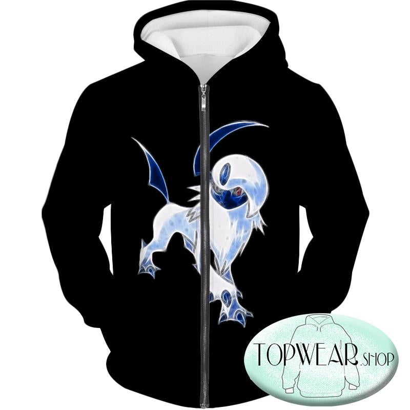 Pokemon Sweatshirts - Cool Disaster Pokemon Absol Sweatshirt