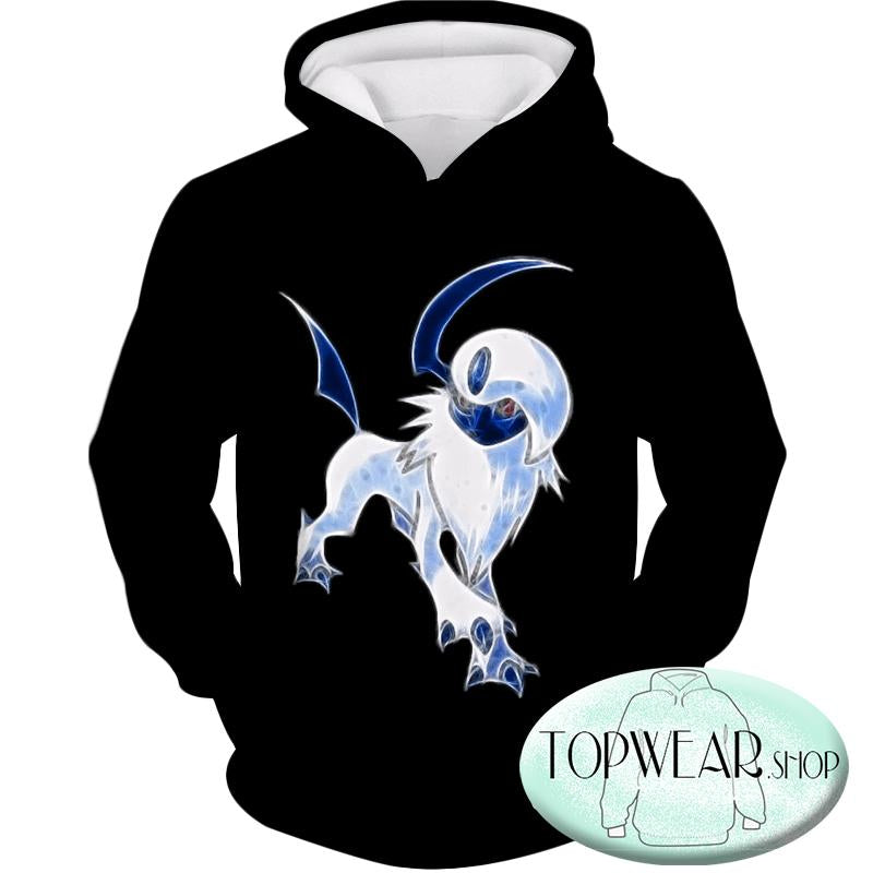 Pokemon Hoodies - Cool Disaster Pokemon Absol Hoodie