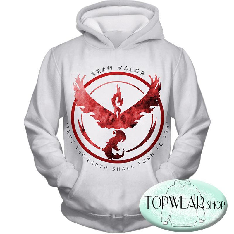 Pokemon Hoodies - Fire Pokemon Moltress Logo Hoodie