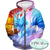 Pokemon Hoodies - Pokemon Alolan Ninetails 3D Zip Up Hoodie