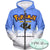 Pokemon Hoodies - Pokemon Gold Version Game Zip Up Hoodie