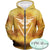 Pokemon Hoodies - Thunder Pokemon Zapdos 3D Zip Up Hoodie