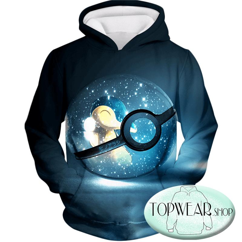Pokemon Sweatshirts - Fire Pokemon Cyndaquil Pokeball 3D Sweatshirt