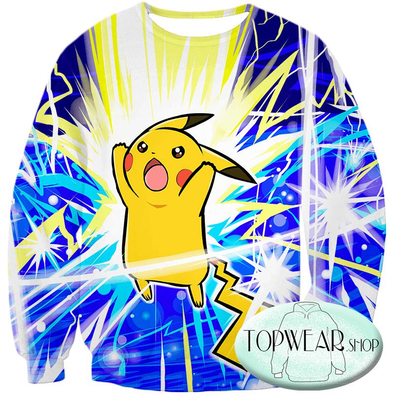 Pokemon Hoodies - Thunder Pokemon Pikachu Hoodie