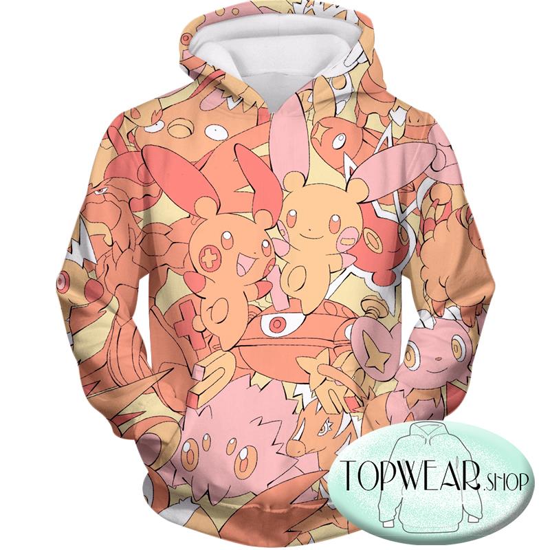 Pokemon Sweatshirts - Super Cute Thunder Type Pokemons Sweatshirt