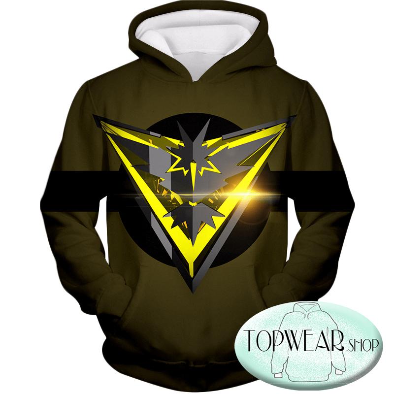 Pokemon Sweatshirts - Zapdos Pokemon Cool Logo Sweatshirt