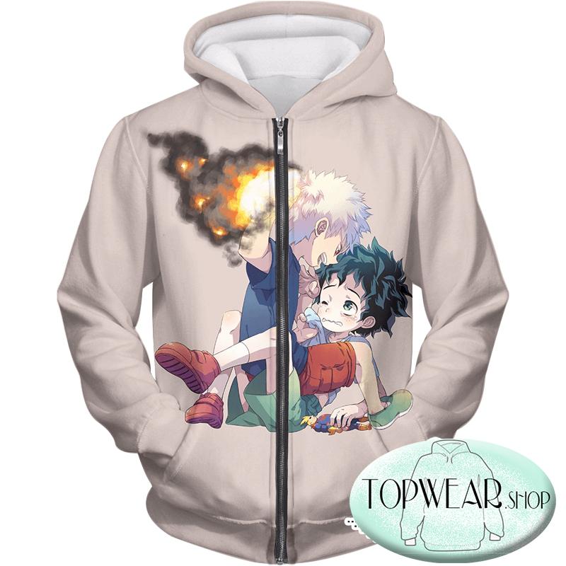 My Hero Academia Hoodie -  Amazing Izuki X Bakugo Pullover Hoodie