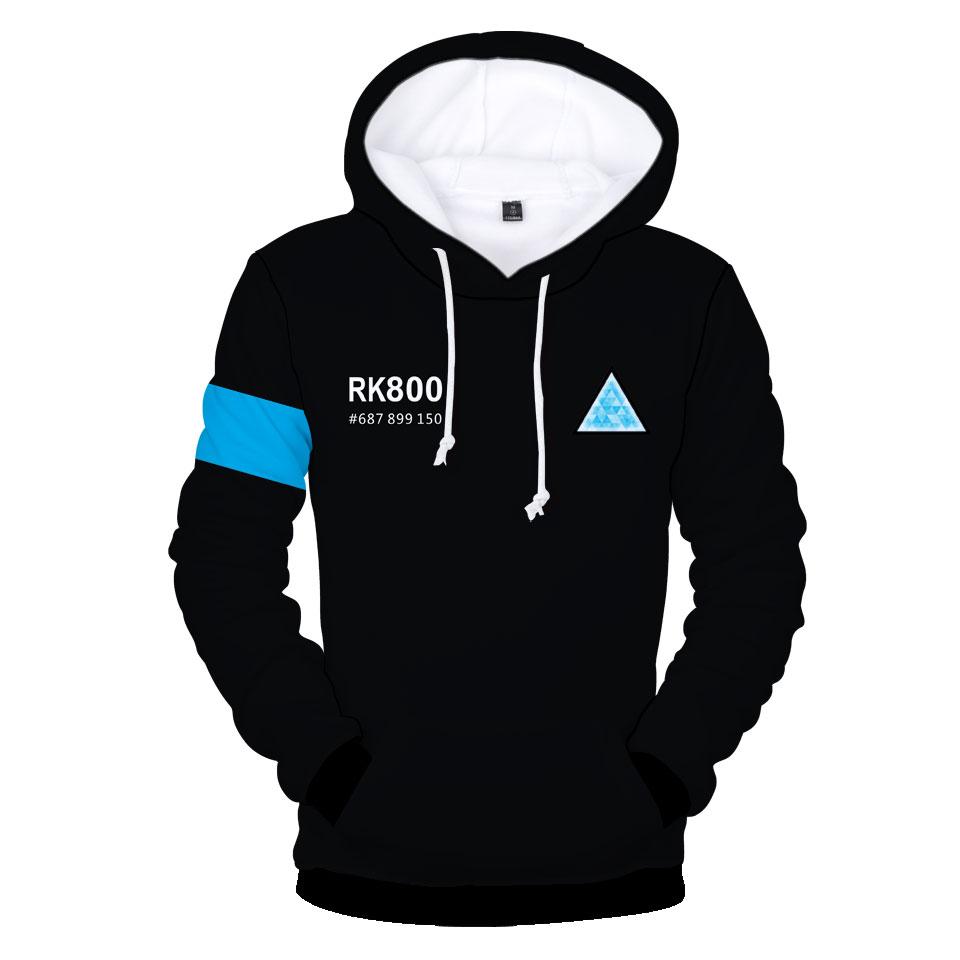 Detroit Hoodies - Detroit: Become Human Black Hoodie