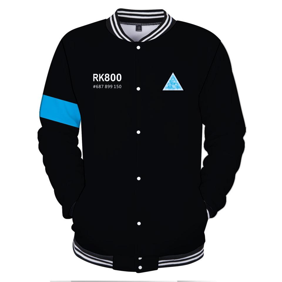 Detroit Coats - Detroit: Become Human Black Coat