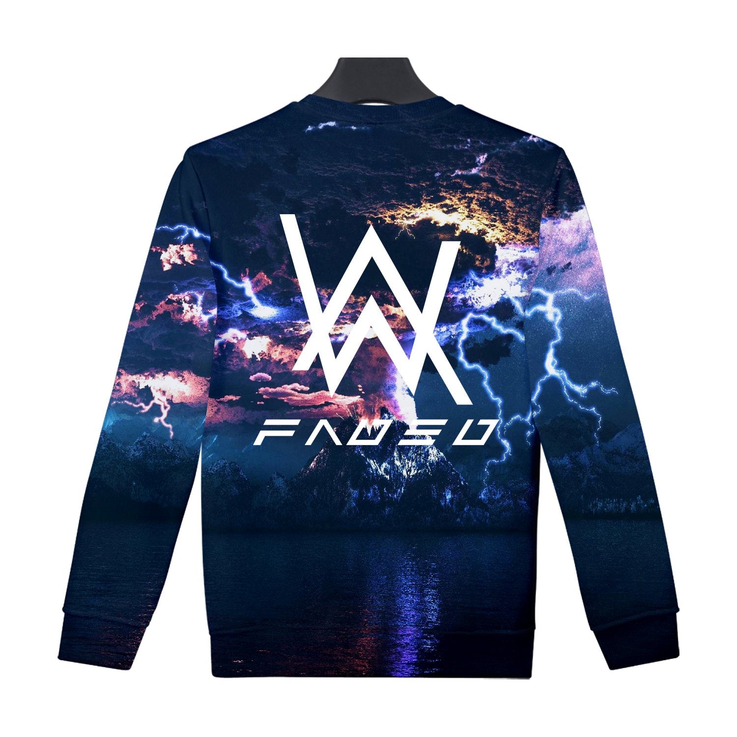 Alan Walker Sweatshirts - Pullover Lightning Sweatshirt