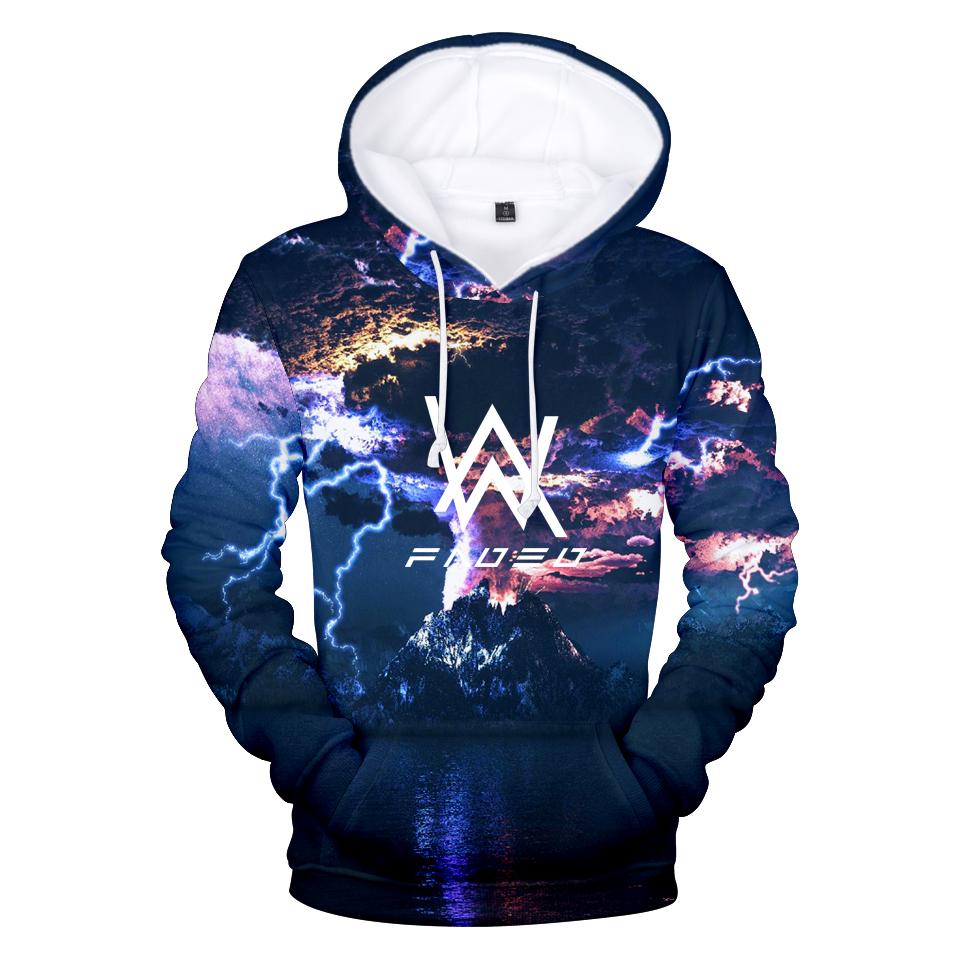 Alan Walker Sweatshirts - Pullover Lightning Sweatshirt