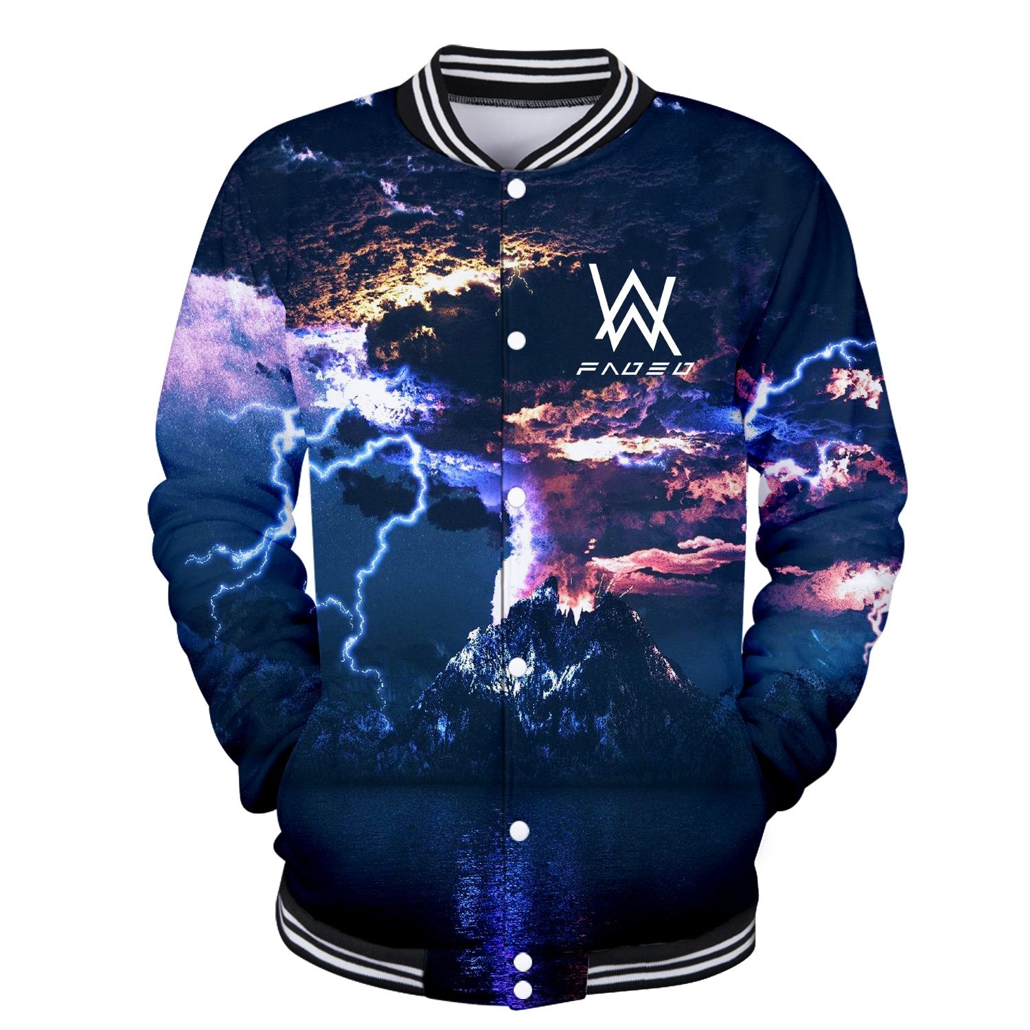 Alan Walker Sweatshirts - Pullover Lightning Sweatshirt