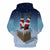 Christmas Hoodies - Happy Christmas Funny Santa Claus Icon 3D Hoodie