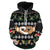 Christmas Hoodies - Funny Christmas Monster Cool Icon 3D Hoodie