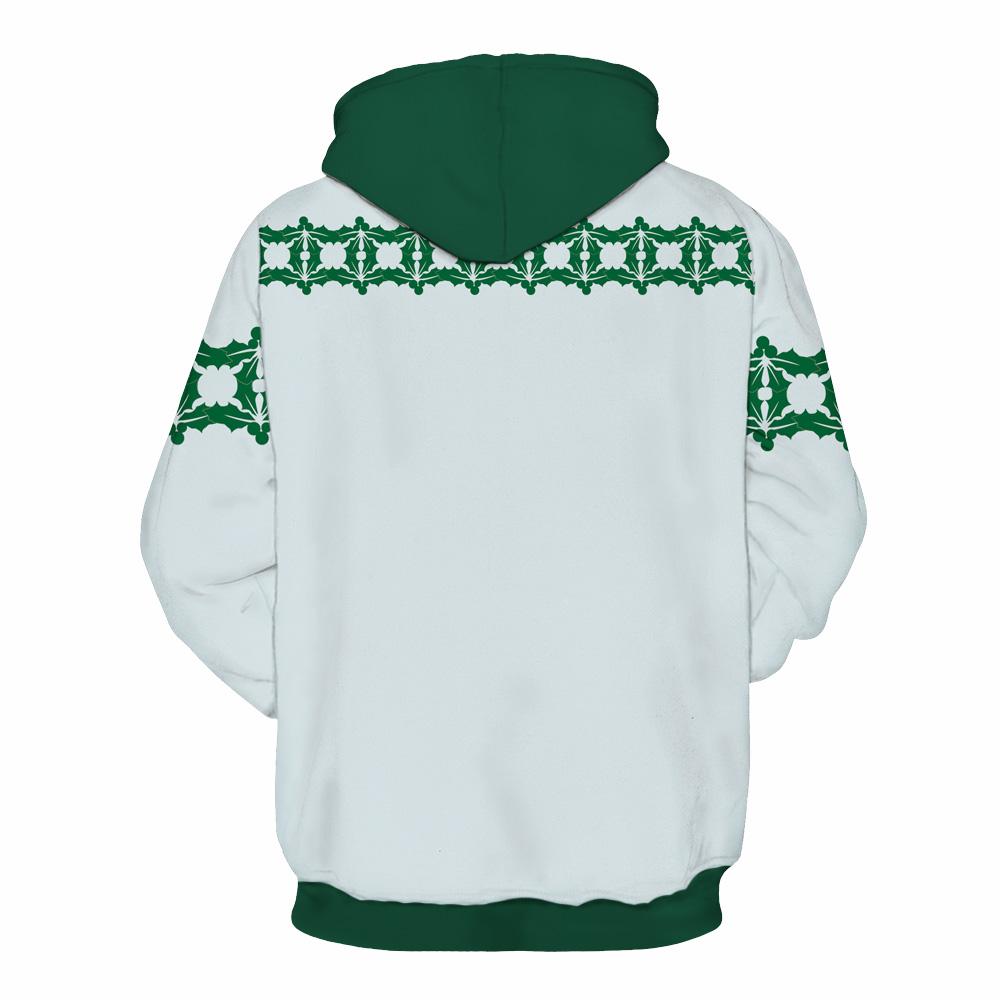 Christmas Hoodies - Funny Santa Giving a Present Icon 3D Hoodie