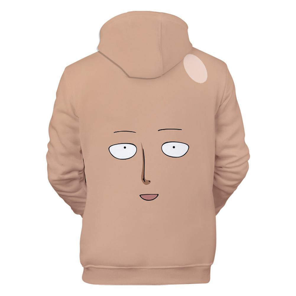 One Punch Man Hoodies - Saitama Drawstring Pullover Hoodie