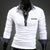 Solid Color Button Sweatshirt - Pullover Fleece White Black Sweatshirt