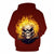 Halloween Angry Devil Skull 3D Printed Hoodie