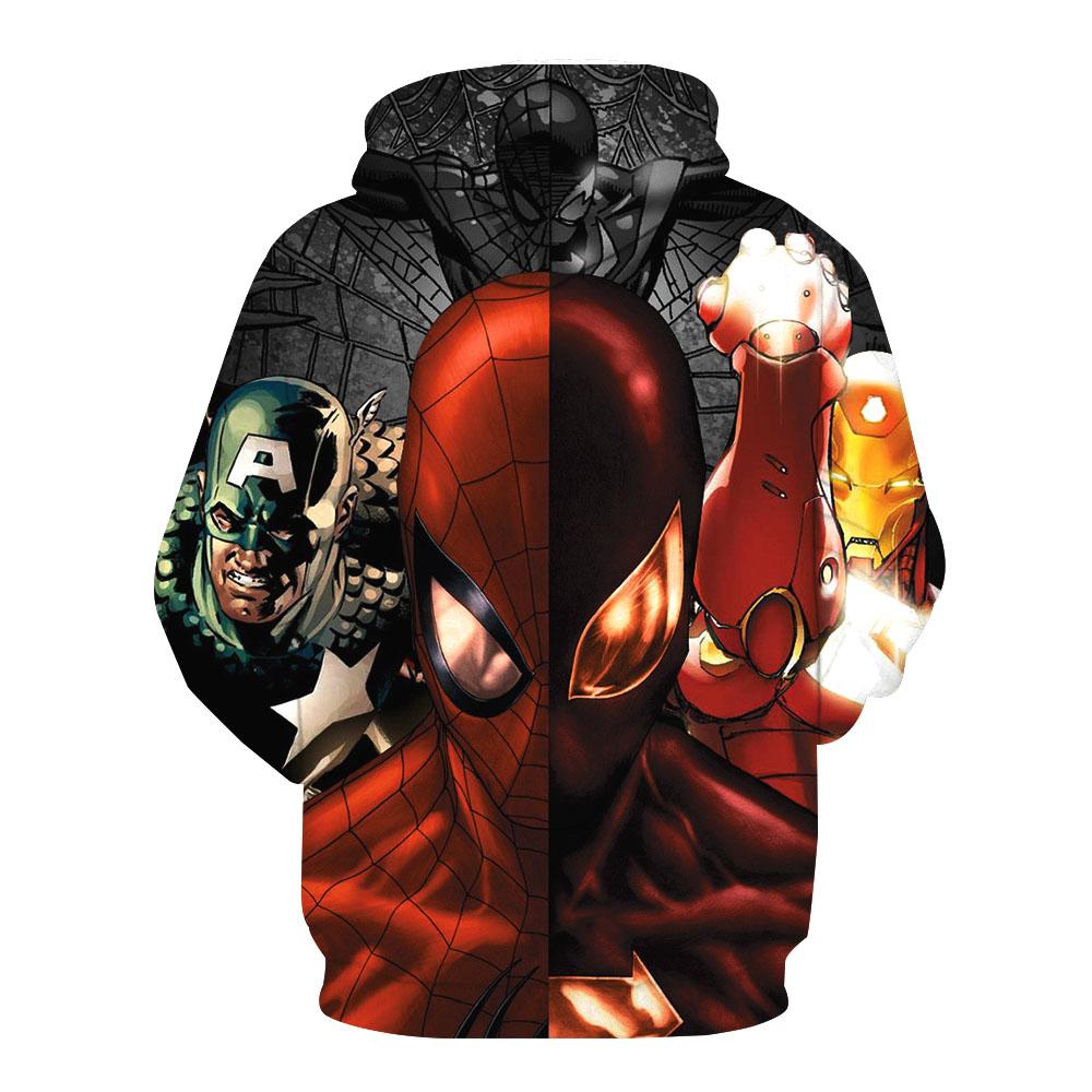 Spiderman Hoodies - Spiderman Series Super Cool Super hero 3D Hoodie