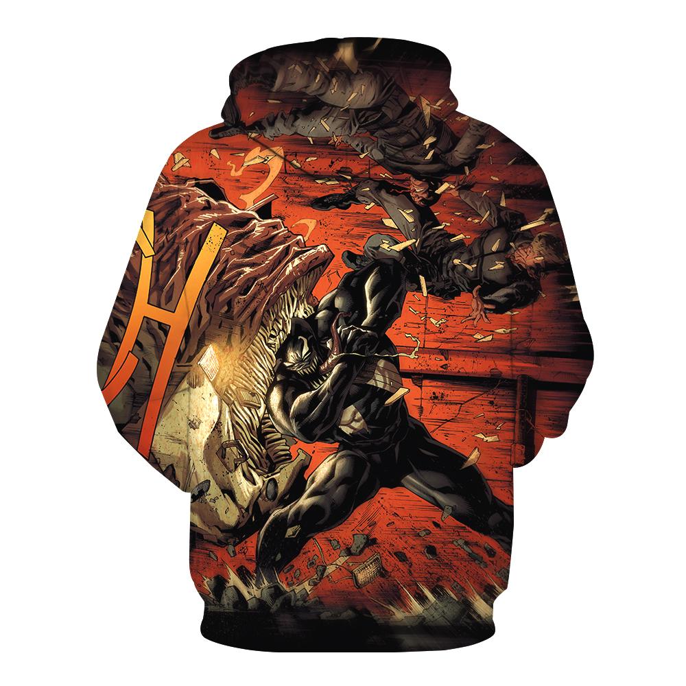 Spiderman Hoodies - Super Hero Venom Spiderman 3D Hoodie